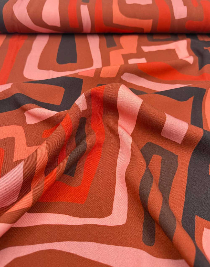 Sun Trail Light & Lush Viscose Fabric