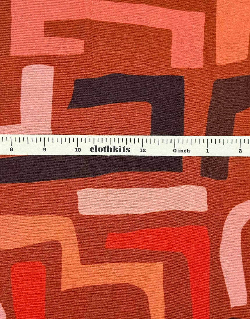 Sun Trail Light & Lush Viscose Fabric
