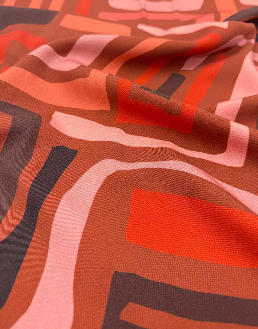 Sun Trail Light & Lush Viscose Fabric
