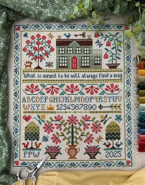Meant To Be Cross Stitch Sampler Kit by Little Dove Designs