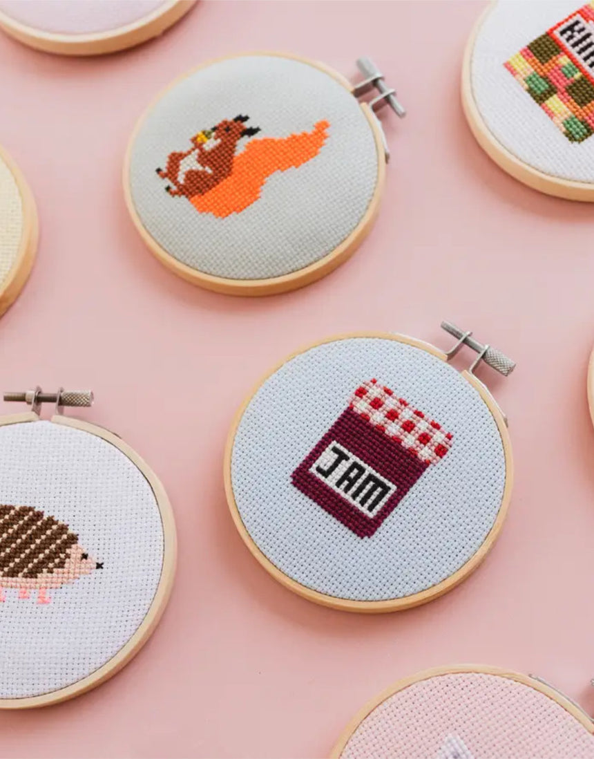 Lobster Cross Stitch Kit, Cotton Clara