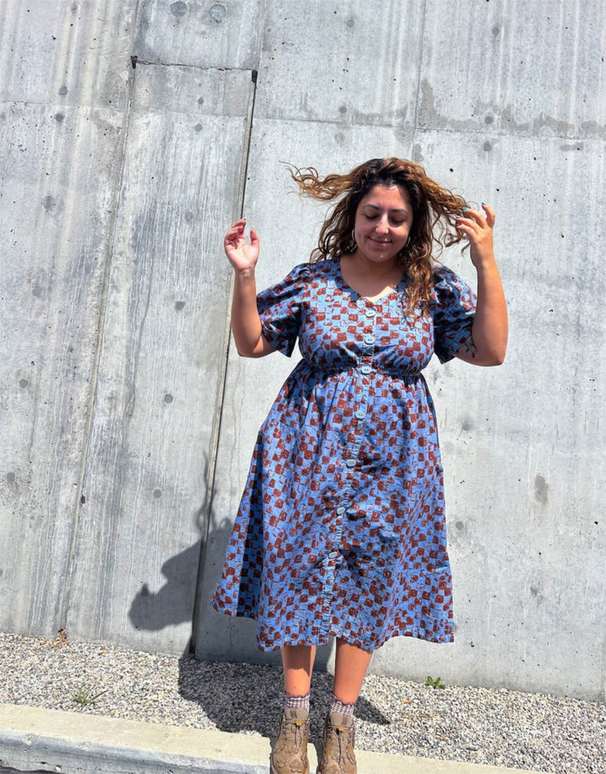 Sapphire Dress & Top Sewing Pattern, Made by Rae