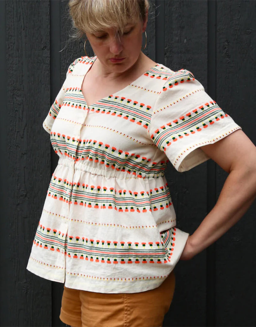 Sapphire Dress & Top Sewing Pattern, Made by Rae