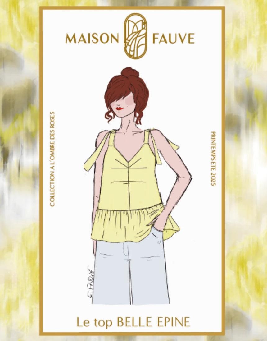 Belle Épine Top Sewing Pattern, Maison Fauve