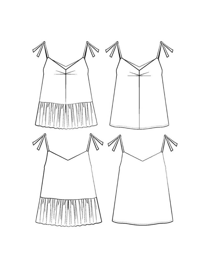 Belle Épine Top Sewing Pattern, Maison Fauve