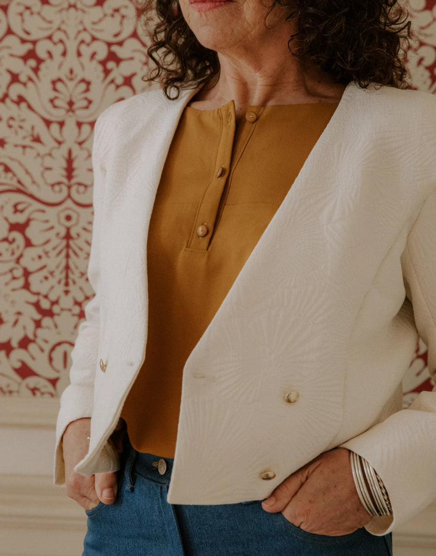 Damas Spencer Jacket Sewing Pattern, Maison Fauve