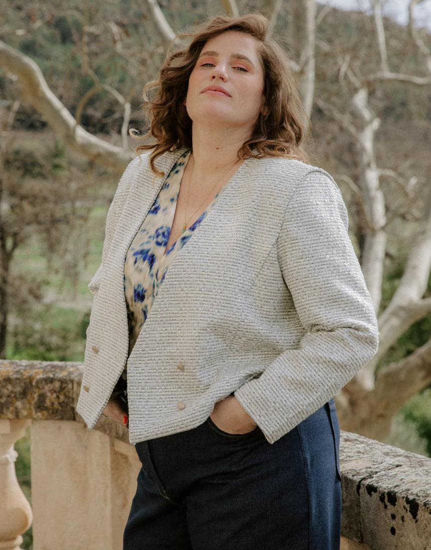 Damas Spencer Jacket Sewing Pattern, Maison Fauve