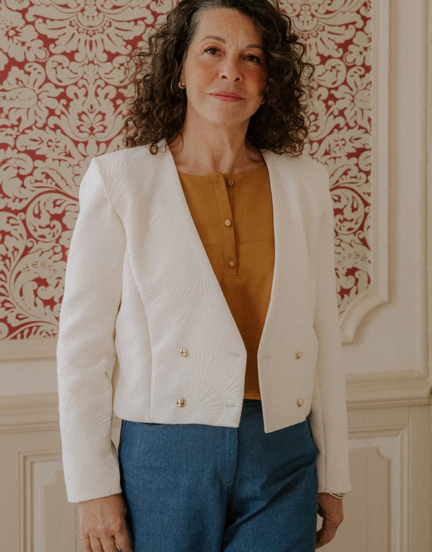 Damas Spencer Jacket Sewing Pattern, Maison Fauve