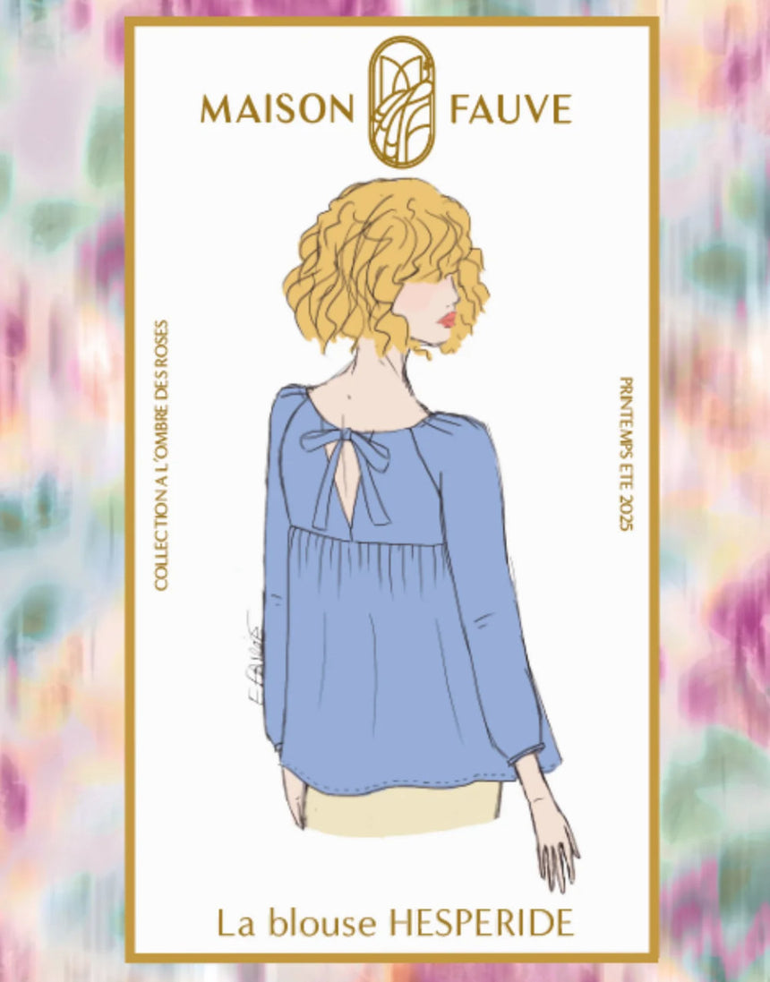 Hespéride Blouse Sewing Pattern, Maison Fauve