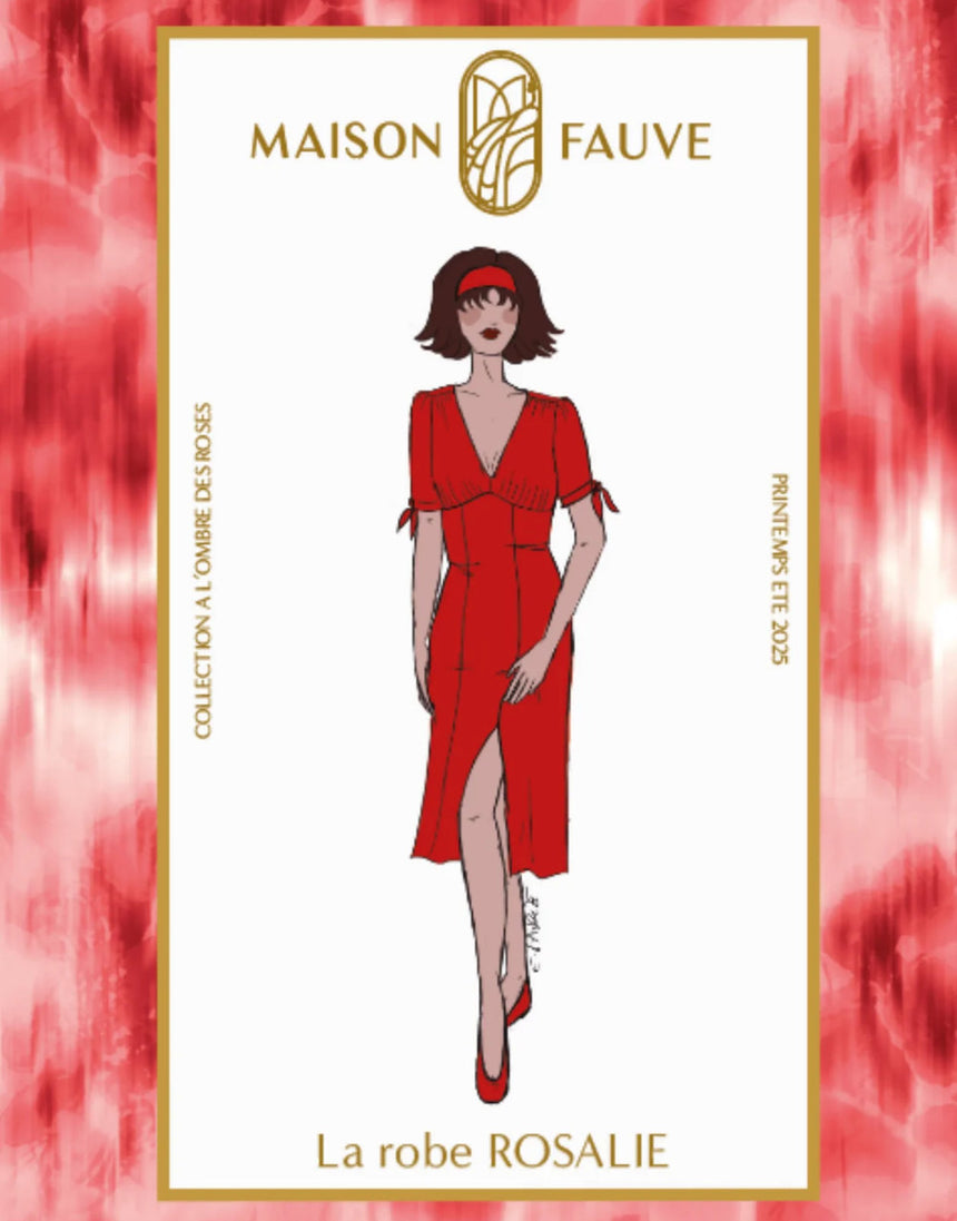 Rosalie Dress Sewing Pattern, Maison Fauve