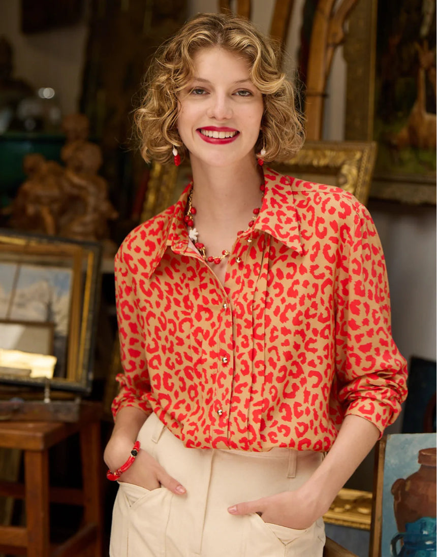 Scala Shirt Paper Sewing Pattern, Maison Fauve