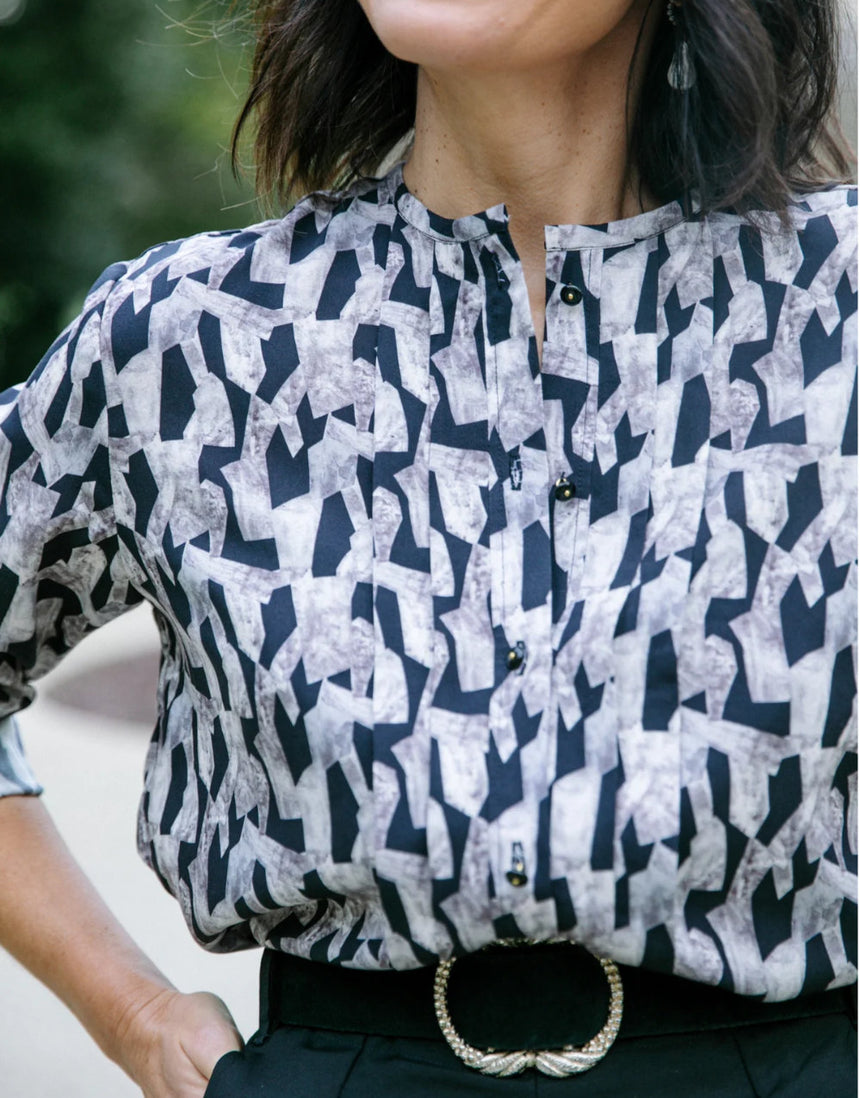 Scala Shirt Paper Sewing Pattern, Maison Fauve