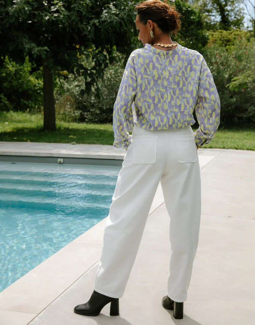 Andrea Trousers Paper Sewing Pattern, Maison Fauve