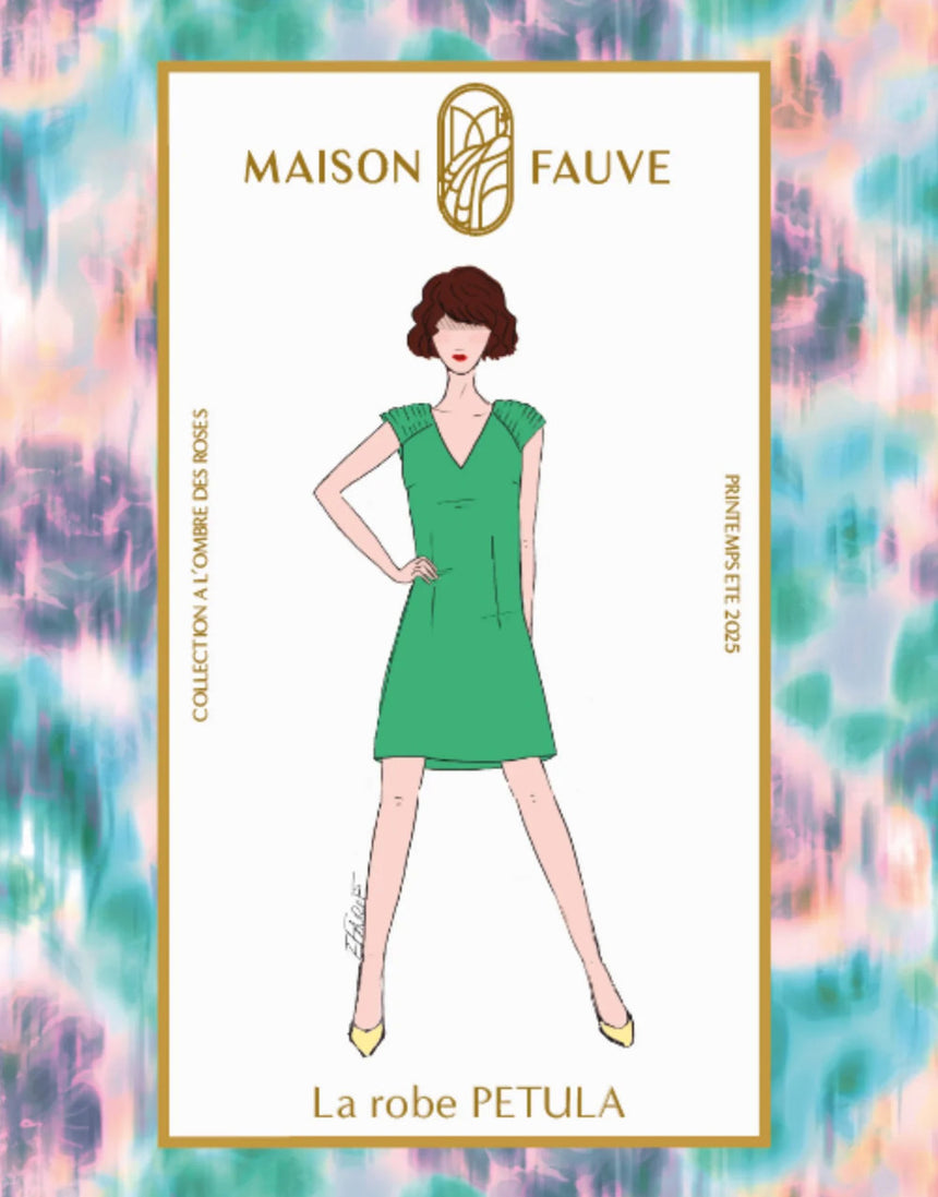 Pétula Dress Blouse Sewing Pattern, Maison Fauve