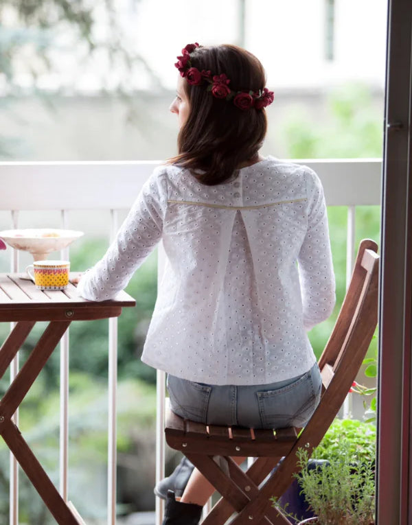 Violette Blouse Sewing Pattern, Maison Fauve
