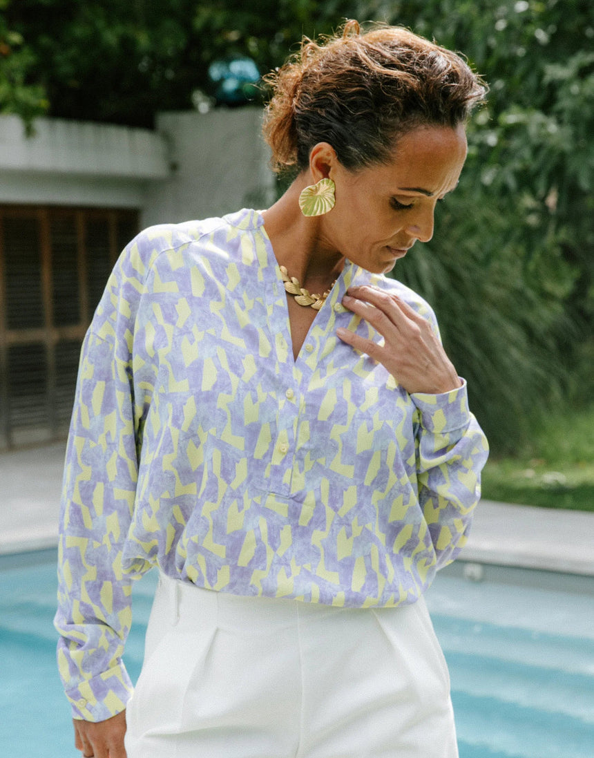 Vittoria Shirt Paper Sewing Pattern, Maison Fauve
