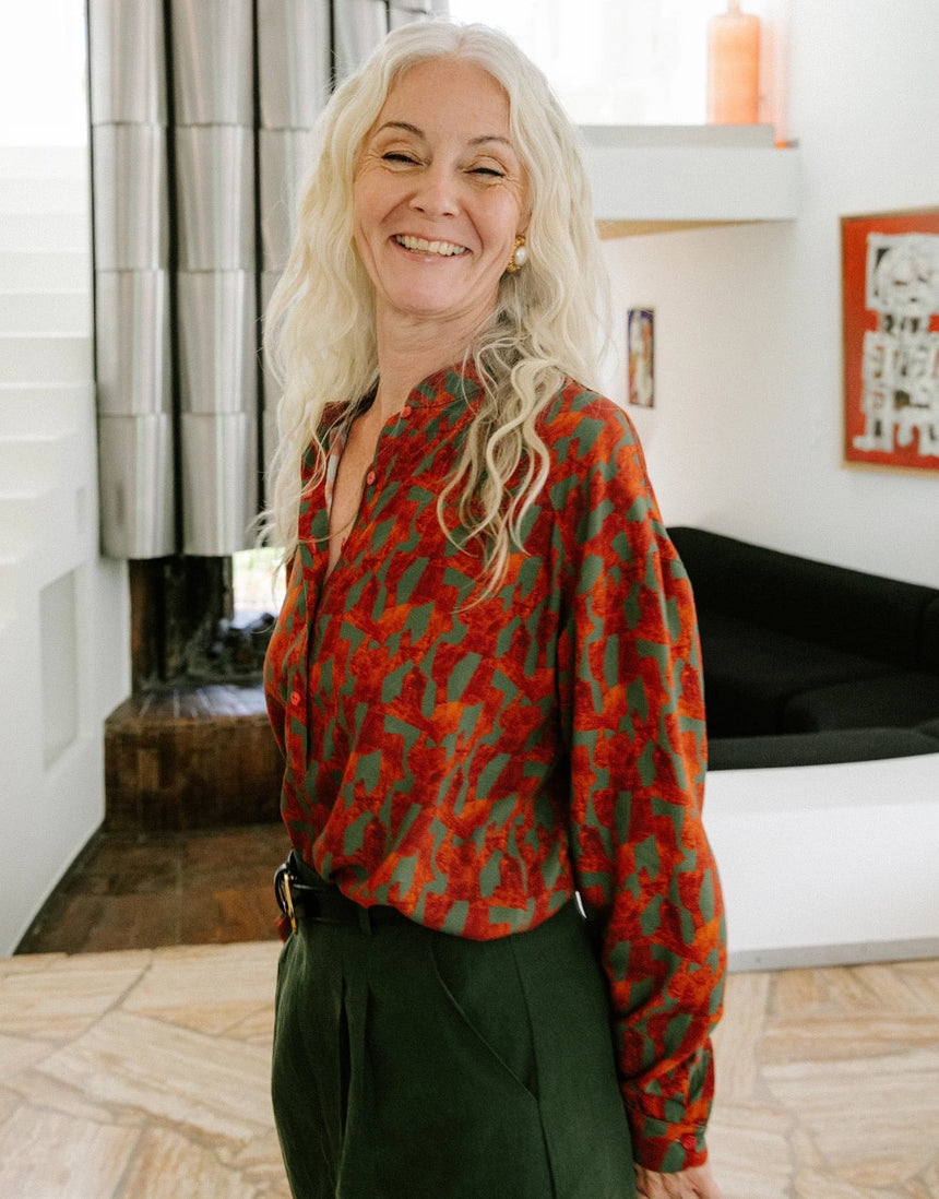 Vittoria Shirt Paper Sewing Pattern, Maison Fauve