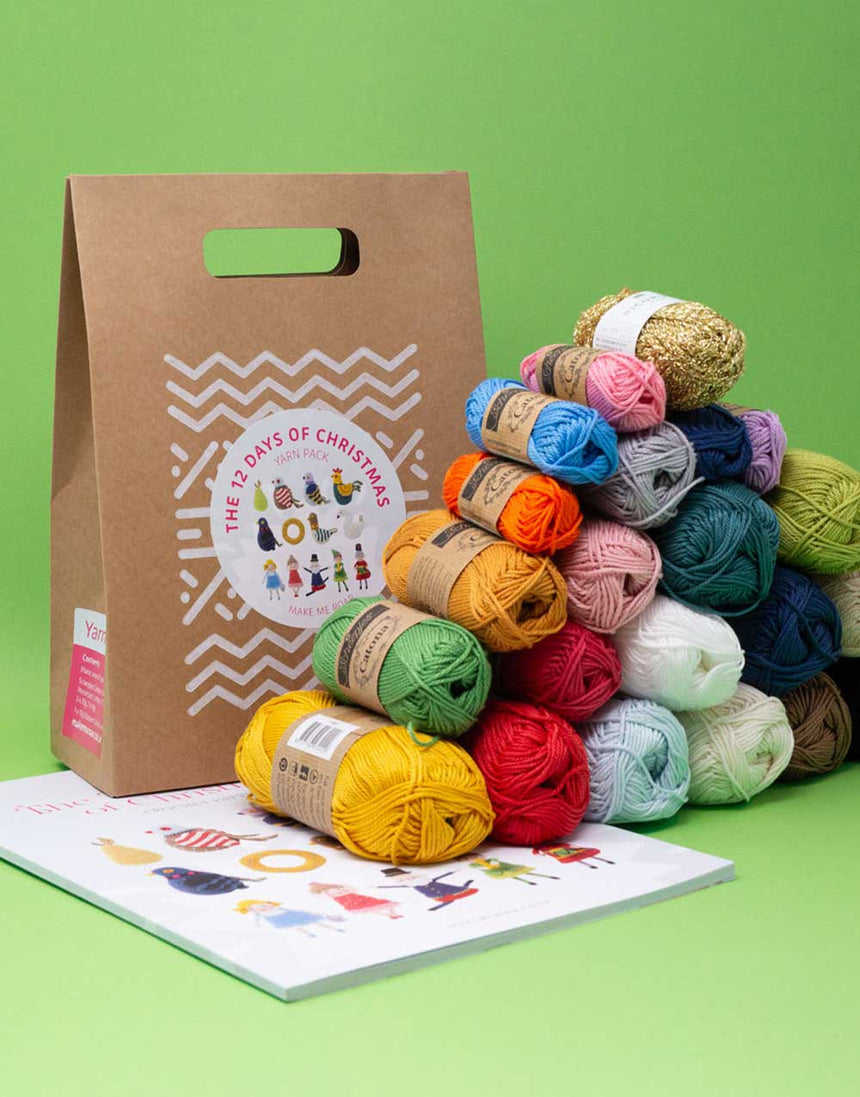 The Twelve Days of Christmas Amigurumi Crochet Decorations Kit, Make Me Roar