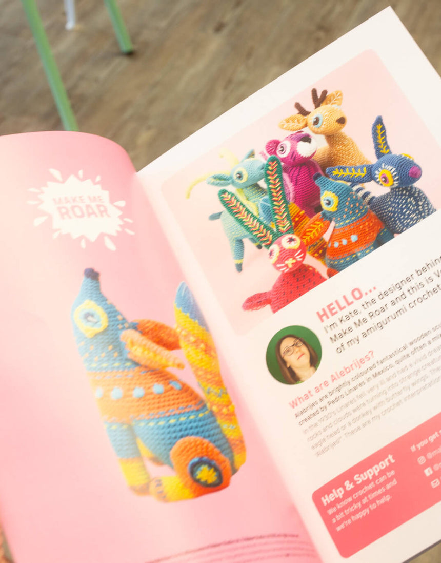 The Alebrije Crochet Amigurumi Pattern Book, Make Me Roar