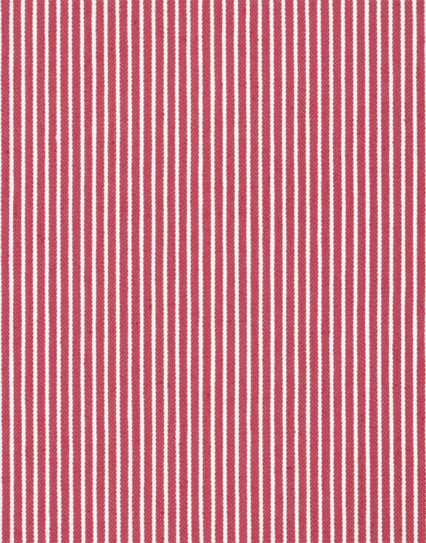 Red Striped Denim Yarn Dyed Fabric