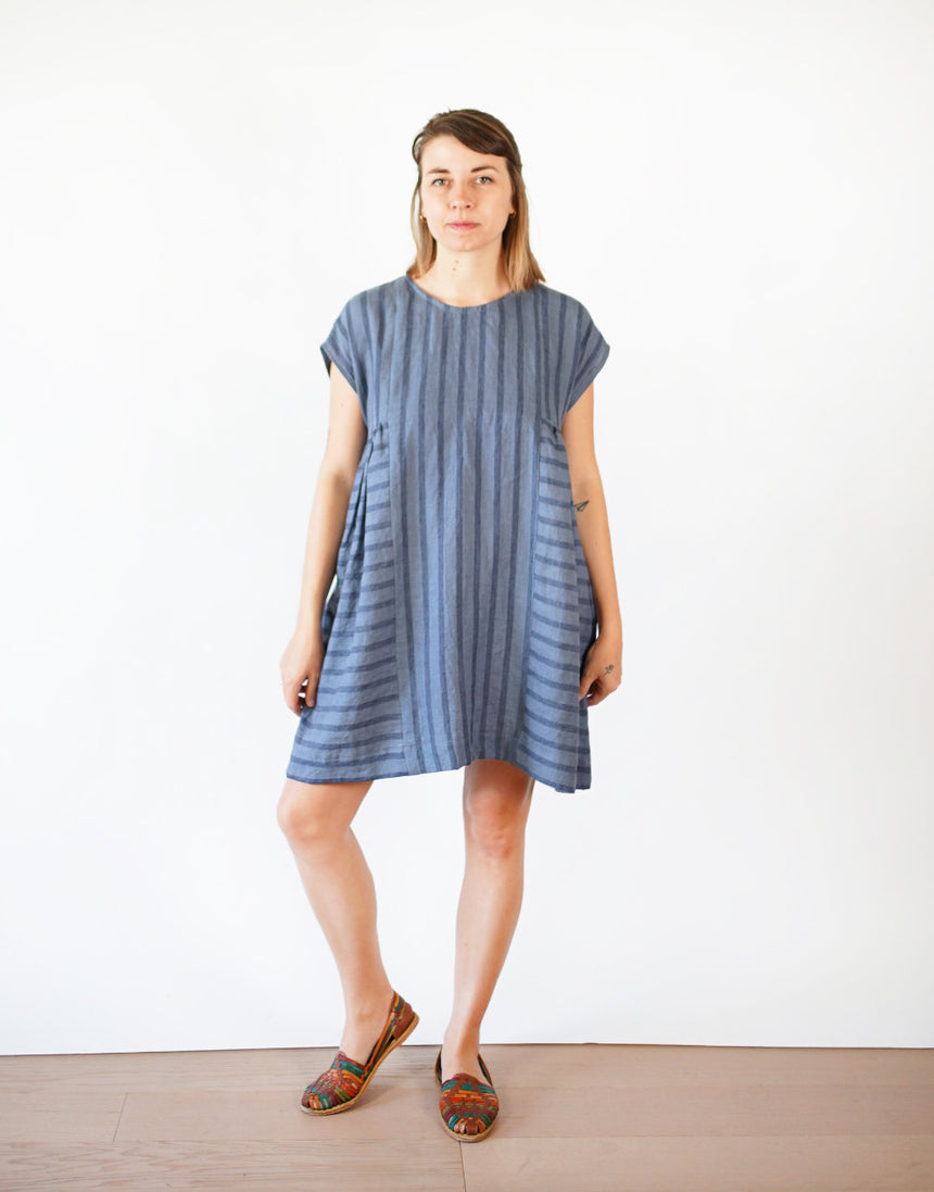 Collage Gather Dress PDF Immediate Download Sewing Pattern, Matchy Matchy Sewing Club