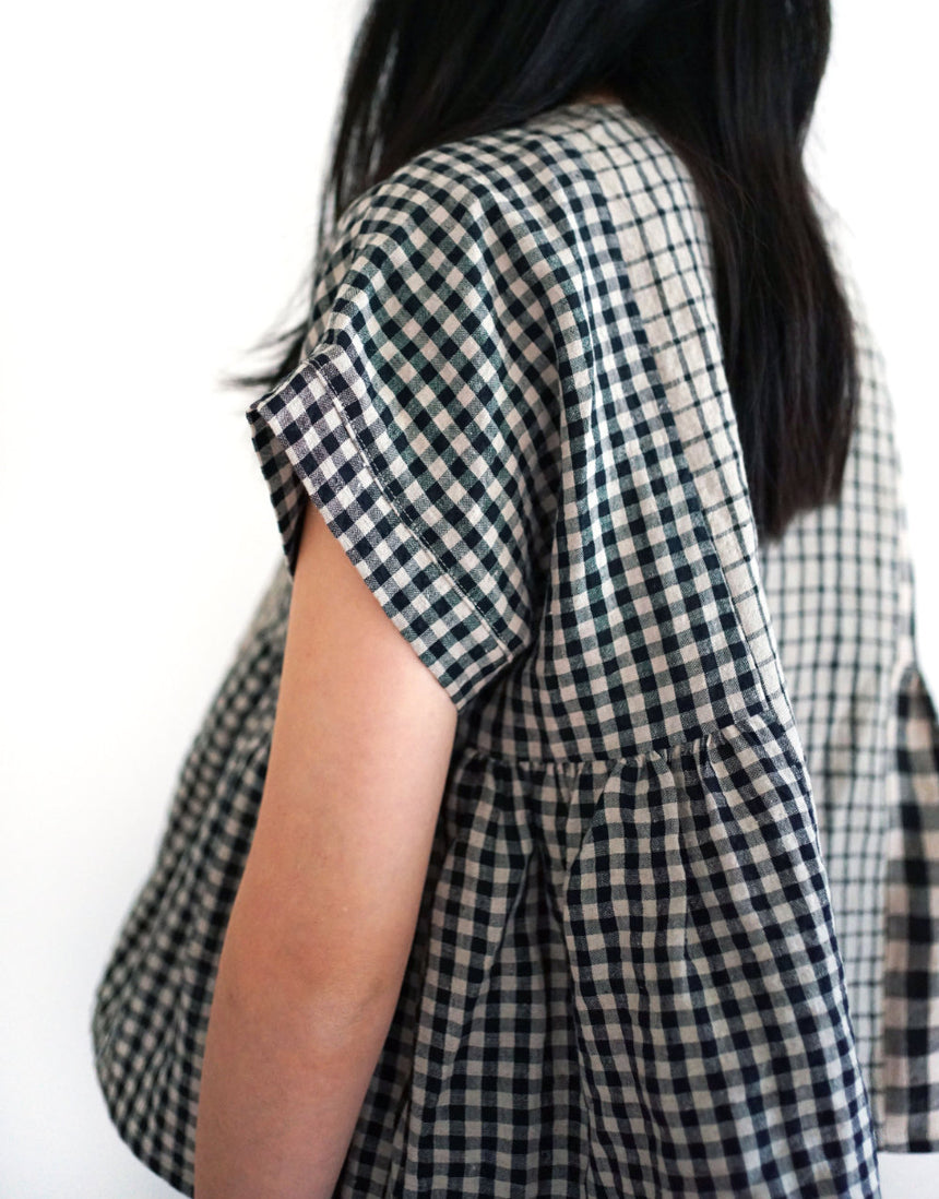 Collage Gather Top PDF Immediate Download Sewing Pattern, Matchy Matchy Sewing Club