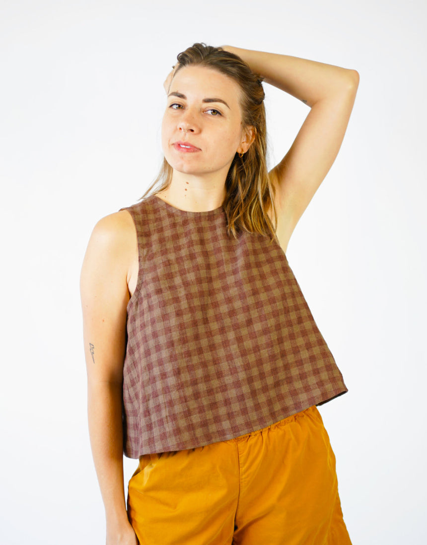 Open Back Smock Top PDF Immediate Download Sewing Pattern, Matchy Matchy Sewing Club