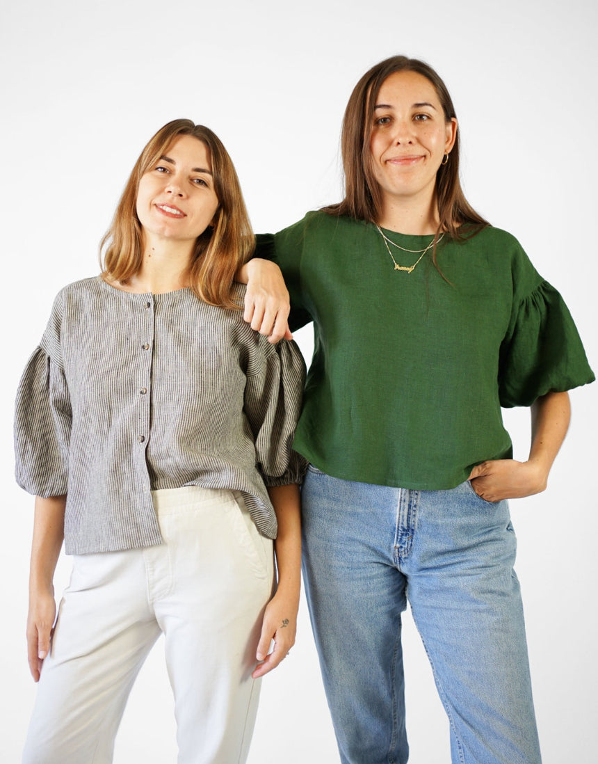 Perfect Puff Sleeve Top PDF Immediate Download Sewing Pattern, Matchy Matchy Sewing Club