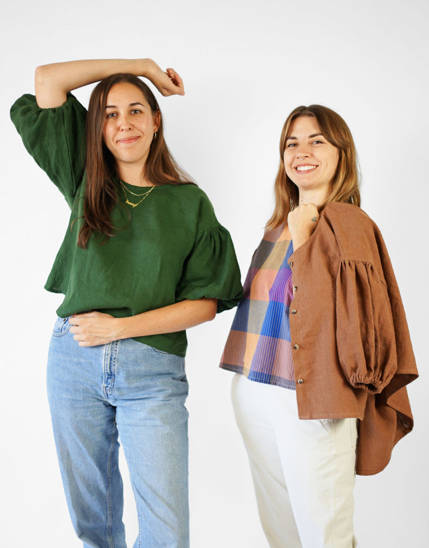 Perfect Puff Sleeve Top PDF Immediate Download Sewing Pattern, Matchy Matchy Sewing Club