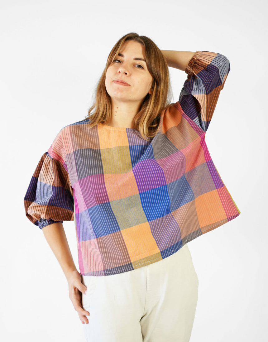 Perfect Puff Sleeve Top PDF Immediate Download Sewing Pattern, Matchy Matchy Sewing Club