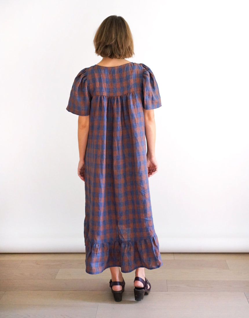 Champagne Field Dress PDF Immediate Download Sewing Pattern, Matchy Matchy Sewing Club