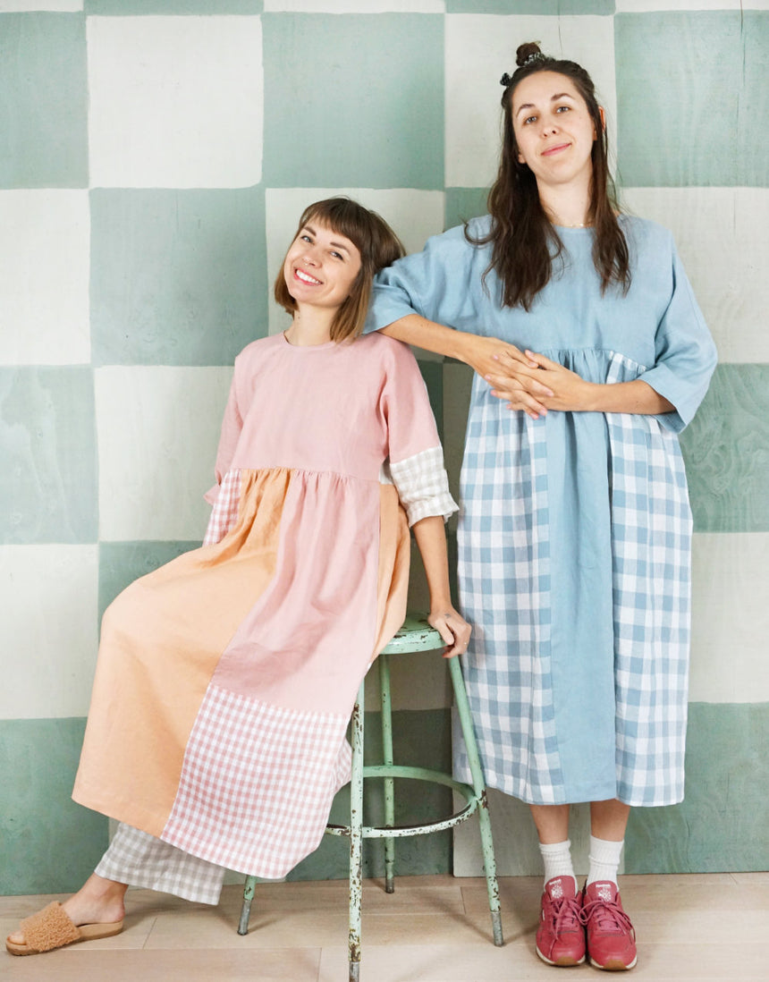 Horizon Day Dress PDF Immediate Download Sewing Pattern, Matchy Matchy Sewing Club