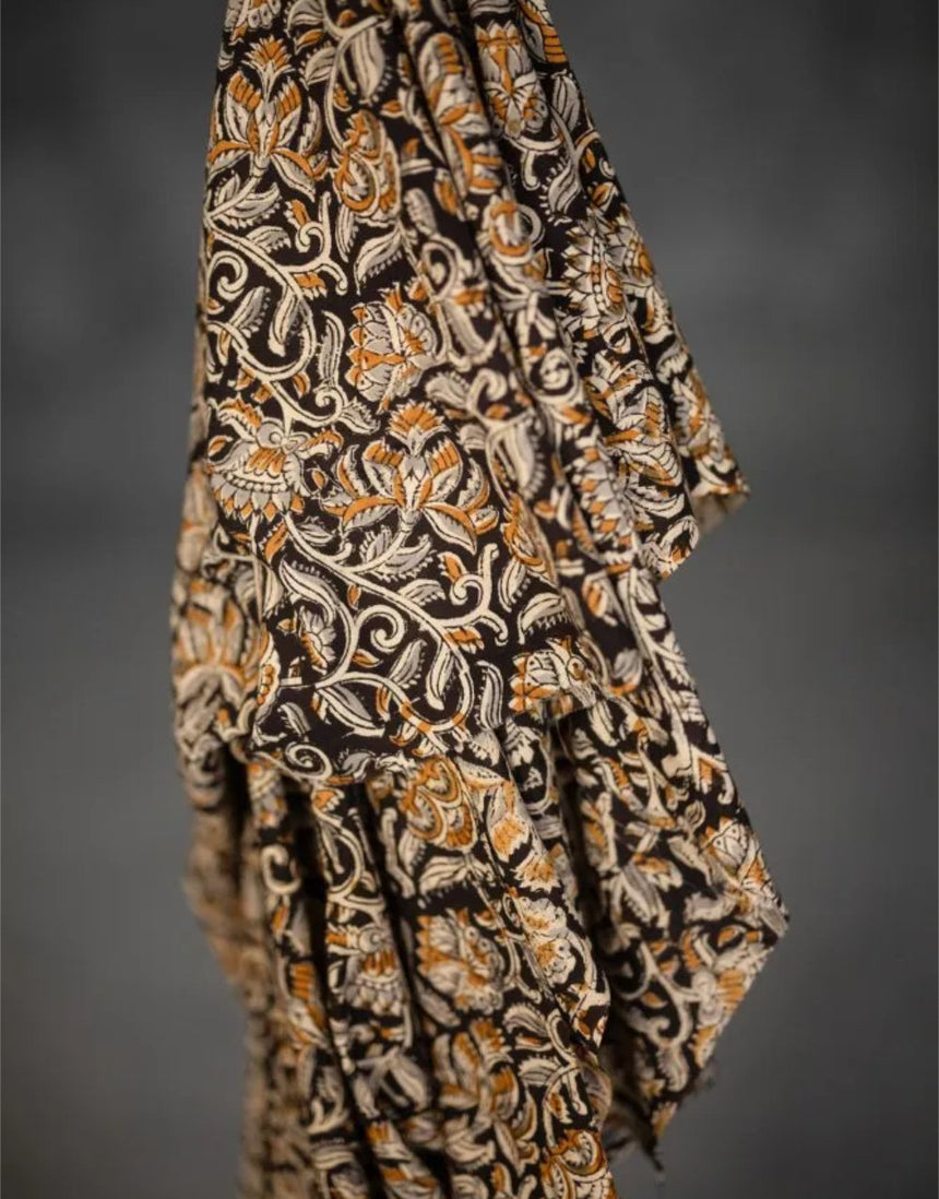 Hope & Glory Indian Block Printed Cotton Fabric