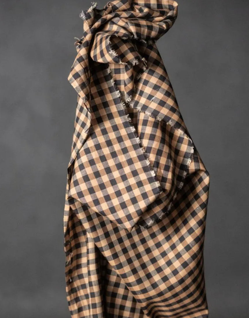 Irish Coffee Cotton Linen Blend Fabric