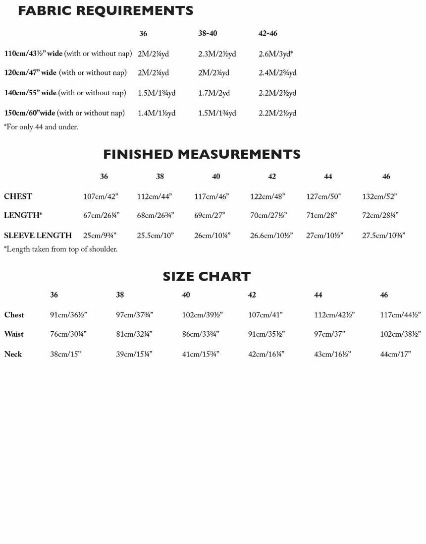 The All State Shirt, Merchant & Mills Sewing Pattern