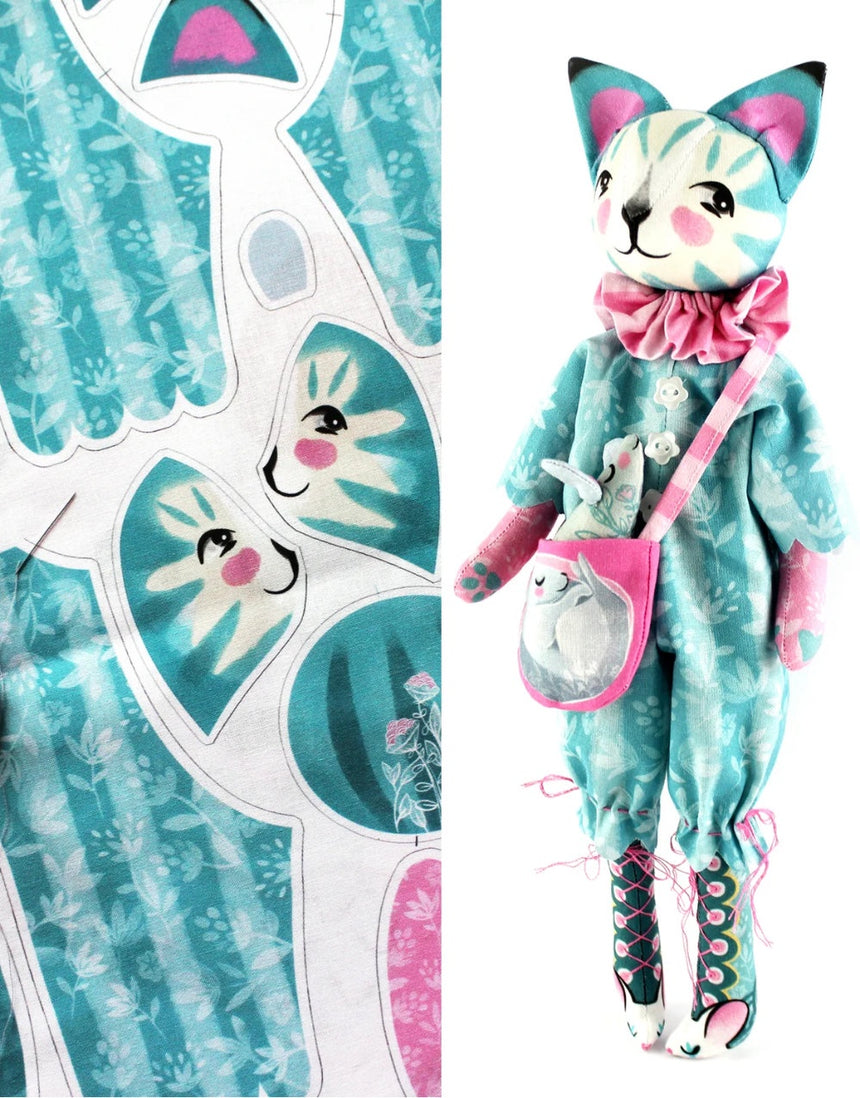 Candy the Clown Cat Sewing Kit, Miss Ella