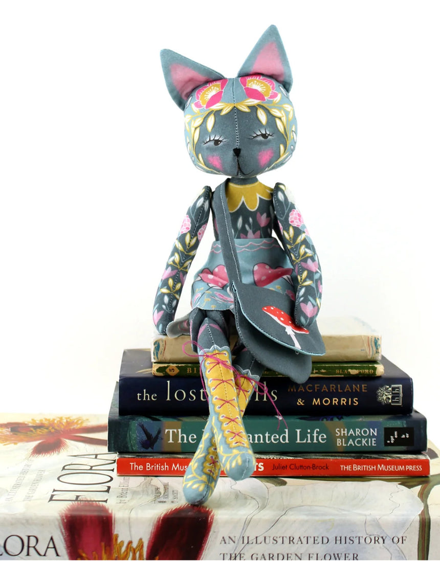 Flora the Forager and Mushroom Book Sewing Kit, Miss Ella