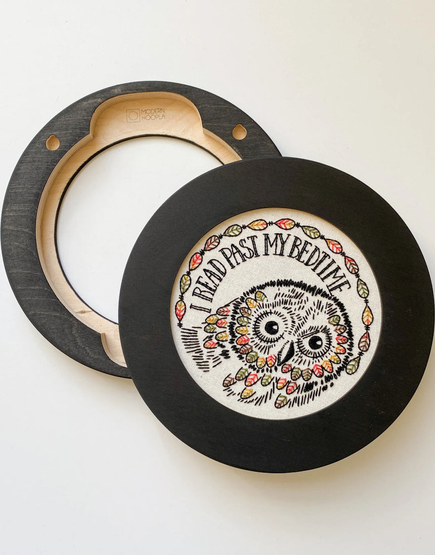 Circular Embroidery Hoop Wooden Frame for 6" Hoops, Modern Hoopla