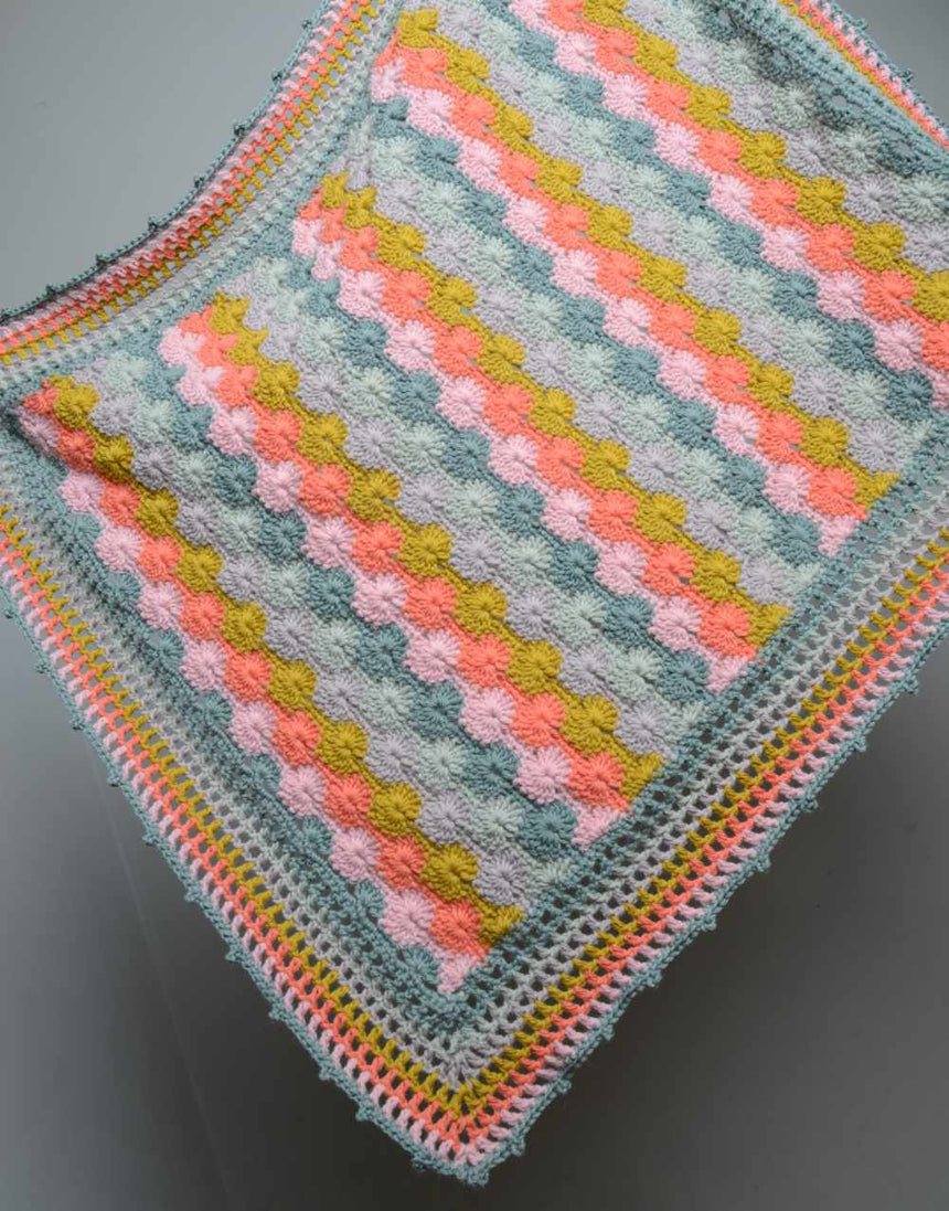 Setting Sun Baby Blanket Crochet Kit, Mrs Moon