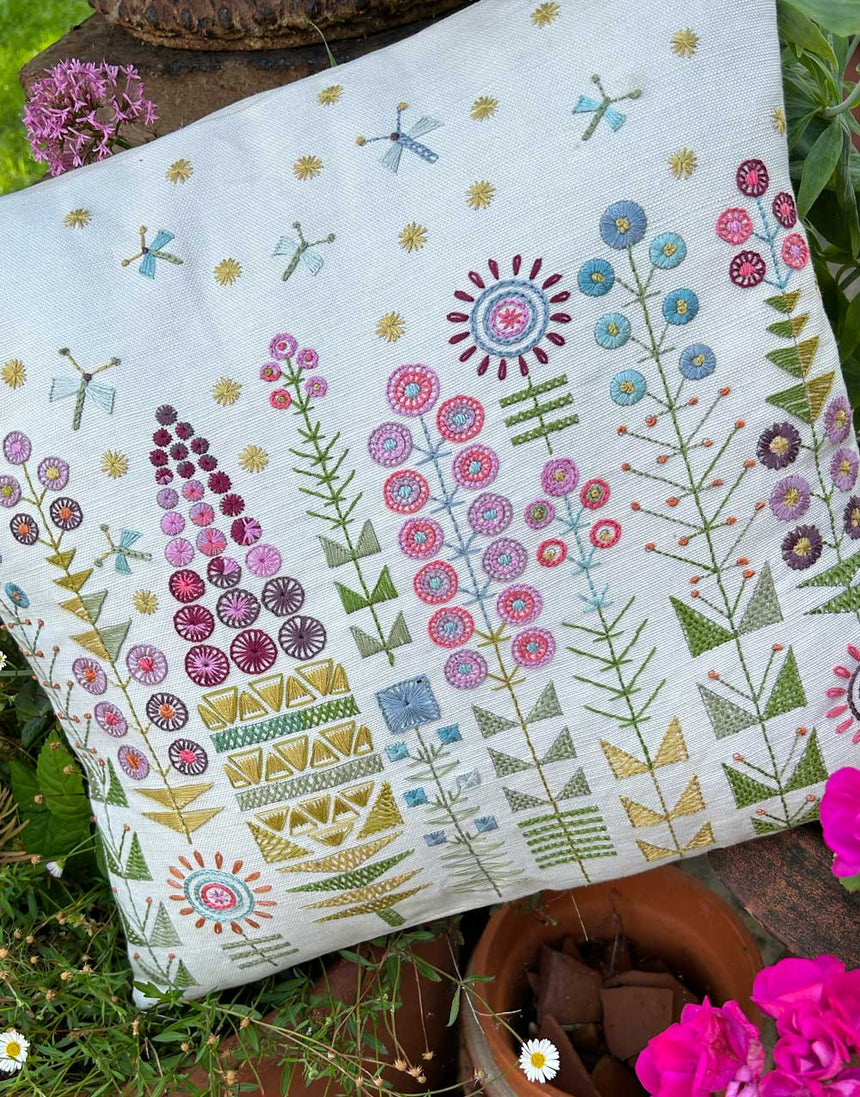 Floral Spires, Nancy Nicholson Embroidery Stitch Kit