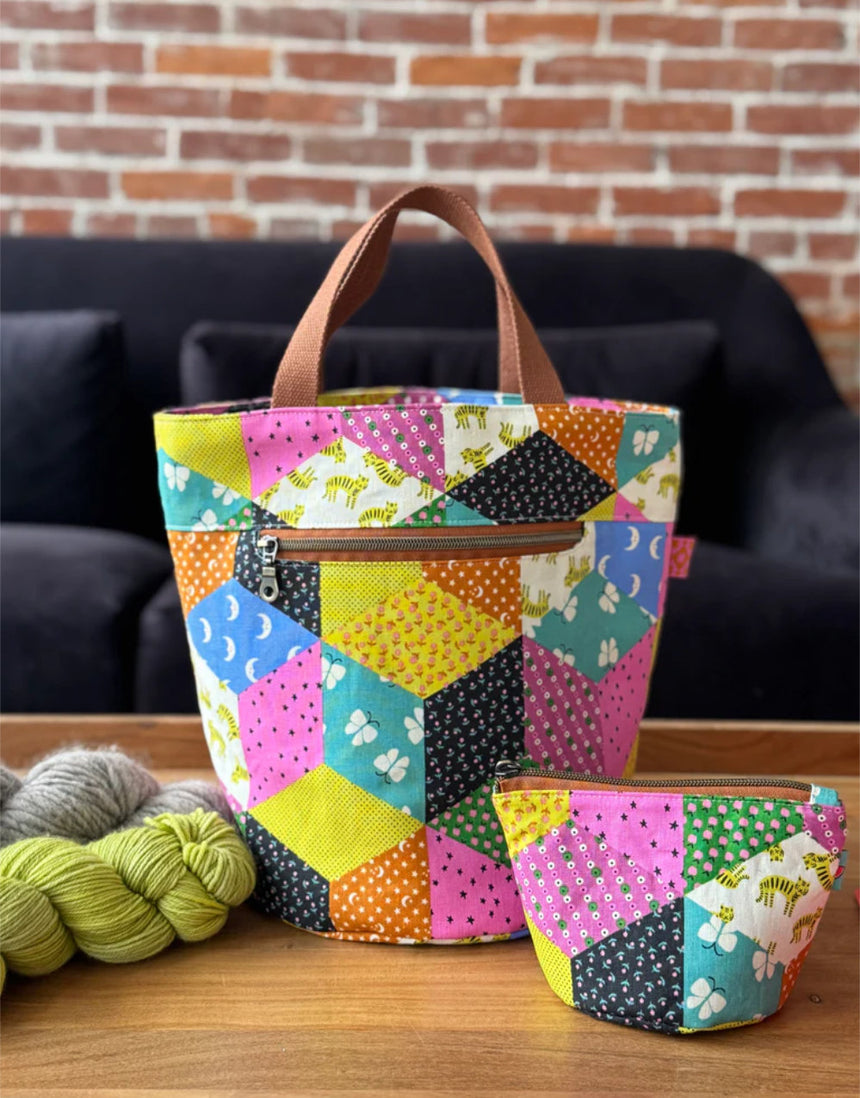Quarry Tote Bag Sewing Pattern, Noodlehead