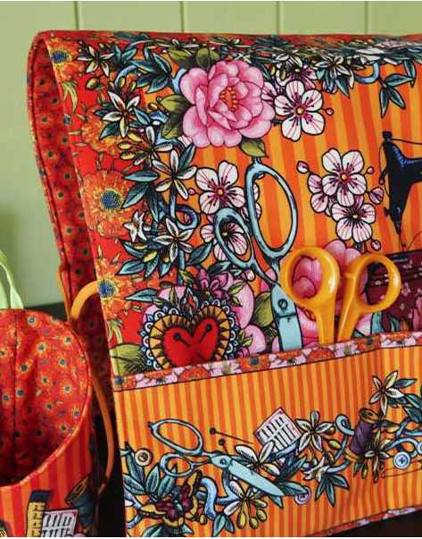 Couture Passion Velvet Sewing Machine Cover, Odile Bailloeul Sewing Kit