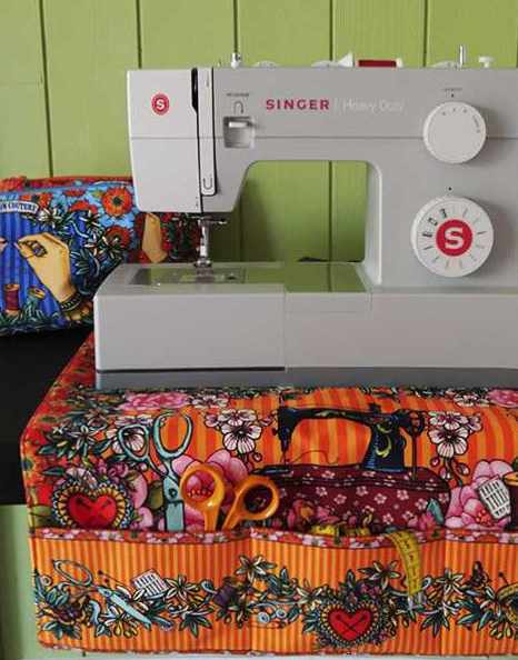 Couture Passion Velvet Sewing Machine Cover, Odile Bailloeul Sewing Kit