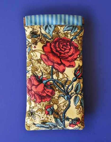 Bewilder Wood Velvet Glasses Case Sewing Kit, Odile Bailloeul