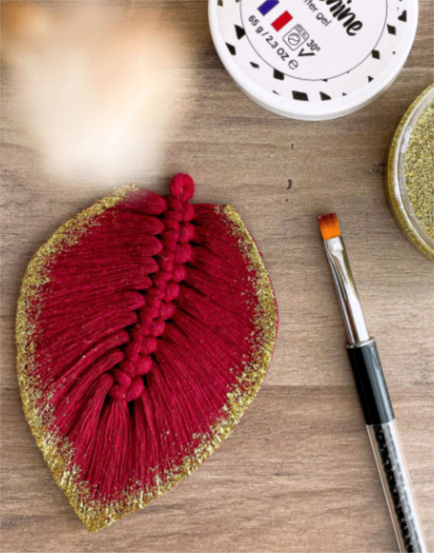 Odif OdiShine Fabric Paint Glitter Gel, Ruby