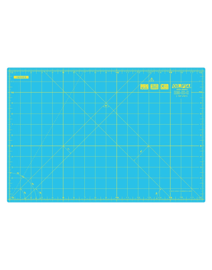 Olfa Cutting Mat Aqua, 18 x 12" or 45 x 30cm