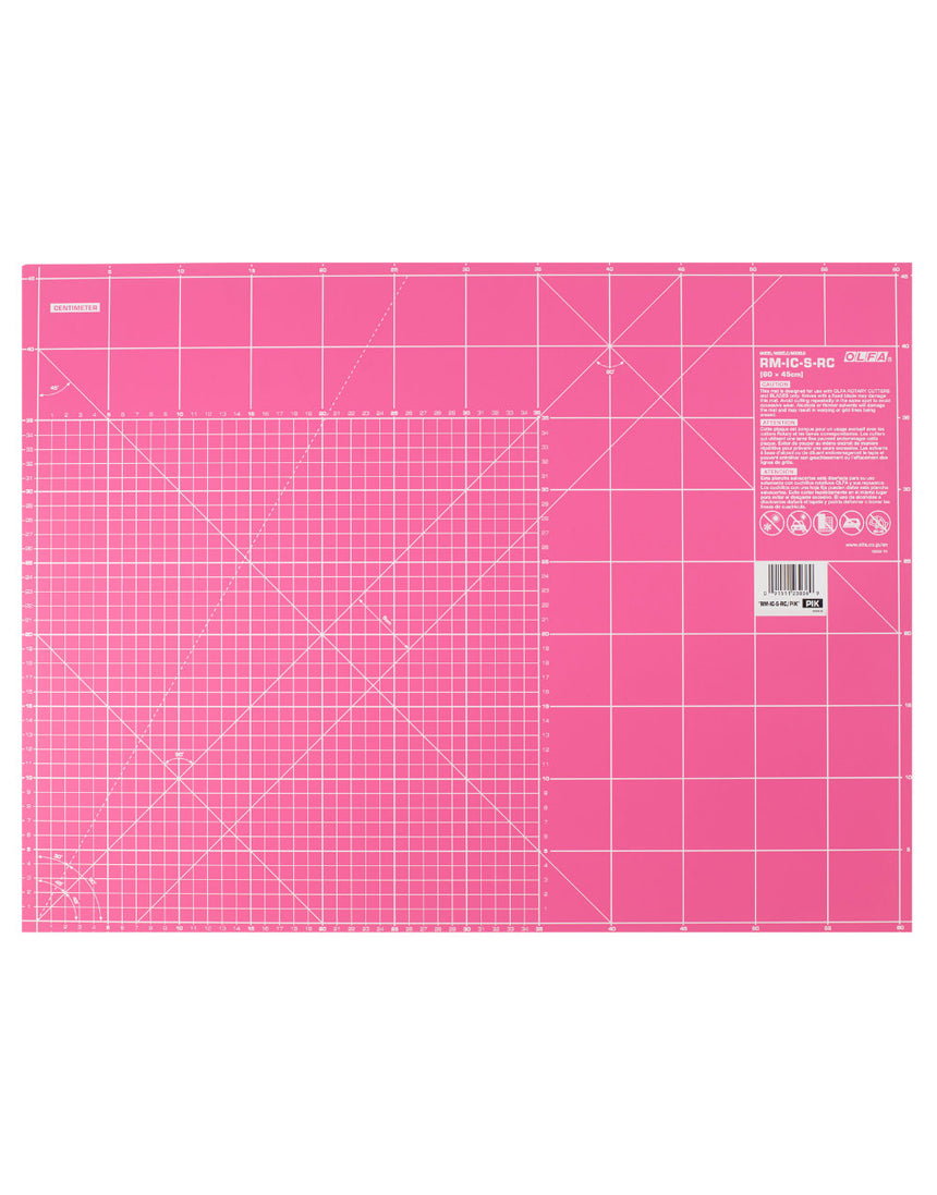 Olfa Cutting Mat Pink, 24 x 18" or 60 x 45cm