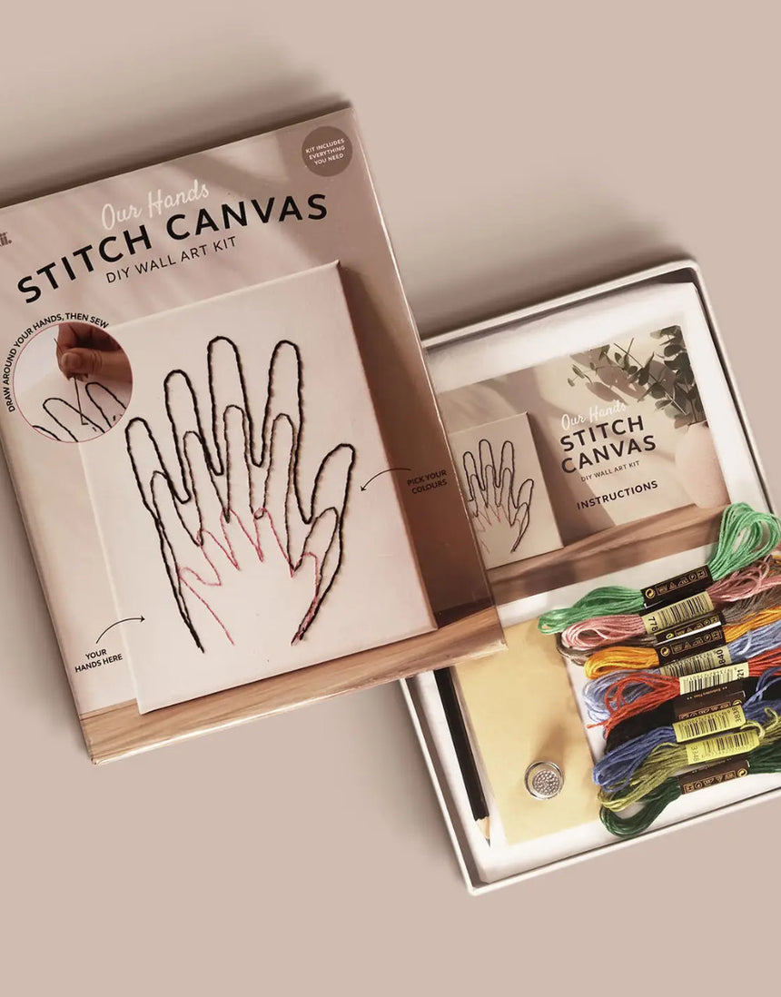 Our Hands Stitch Canvas Wall Art, Pikkii