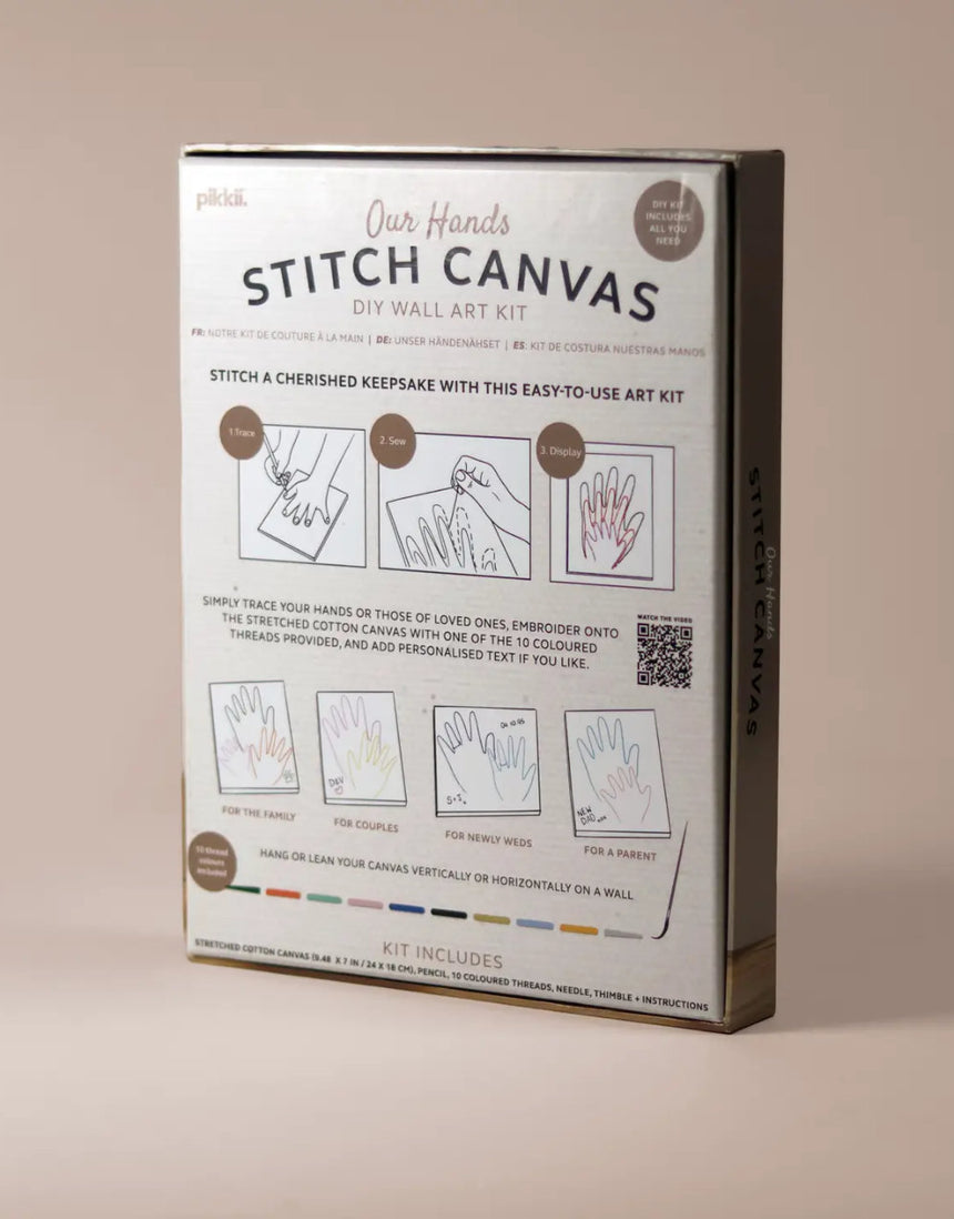 Our Hands Stitch Canvas Wall Art, Pikkii