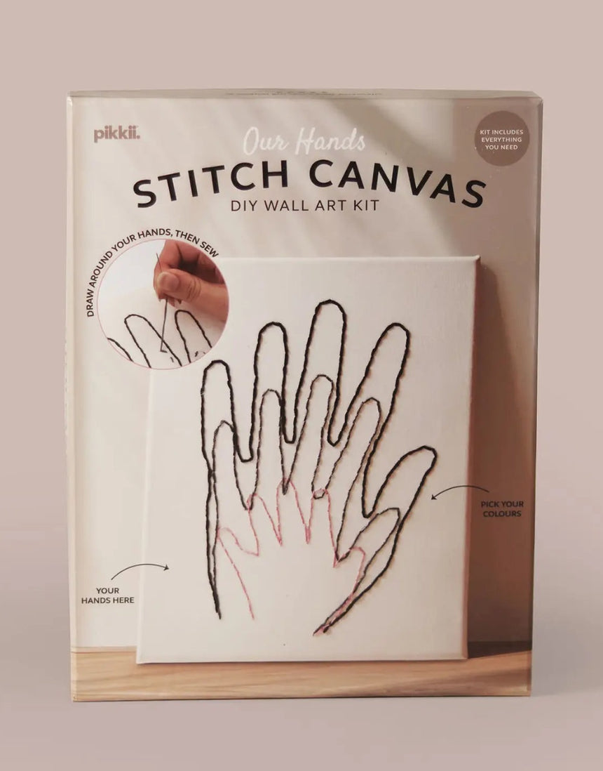 Our Hands Stitch Canvas Wall Art, Pikkii